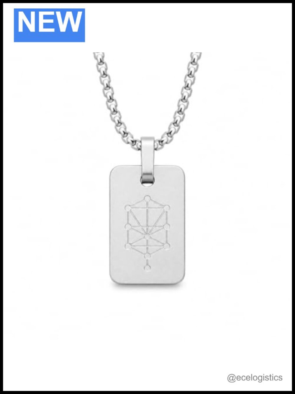 Full Zohar Nano Chip Pendant Necklace Israeli Crafted